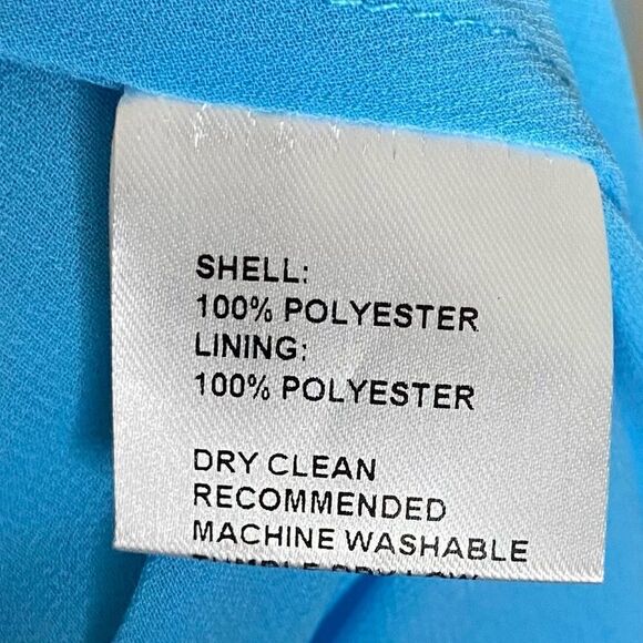 NWT Cynthia Rowley Clara Midi Blue Dress Organza Size S - Picture 15 of 15